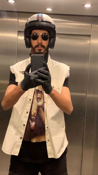 بهرام افشاری با تیپی عجیب و غریب + عکس