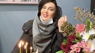کیک تولد خاص خانم بازیگر + عکس