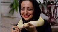 عشق خانم بازیگر به حیوانات عجیب!

