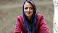 تیپ خانم بازیگر مشهور کشور در زمین فوتبال + عکس