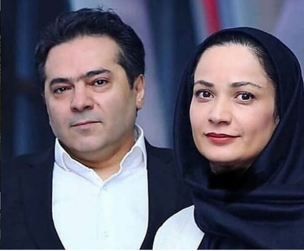 نسرین نصرتی در کنار همسرش + عکس