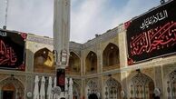 سیاهپوش شدن حرم امیر المومنین(ع) در ایام فاطمیه+تصاویر