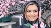 دنیا مدنی سوار بر موتور/عکس