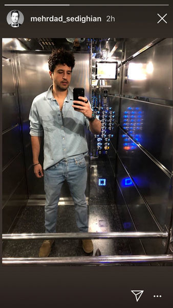 مهرداد صدیقیان با تیپ جین + عکس