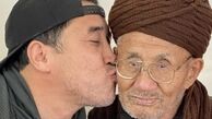 خداداد عزیزی و پدرش + عکس