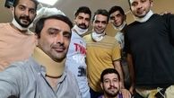 سلفی امین زندگانی با خانه امنی ها + عکس