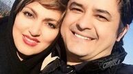 عکس عاشقانه مجری هوش برتر و همسرش