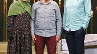 اوس موسی و خانمش با مجری خوشتیپ شبکه 1+عکس