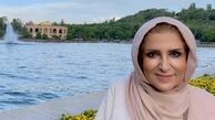 عکس خوش آب و رنگ مجری به خانه برمیگردیم