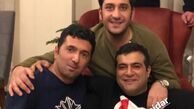 دورهمی وحید شیخ زاده به مناسبت تولد دوستش + عکس