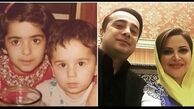 کمند امیرسلیمانی و برادرش در گذر زمان + عکس