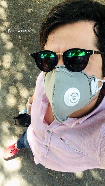 عباس غزالی در روزهای کرونایی + عکس