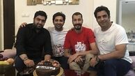 بهرام افشاری در تولد بازیگر معروف + عکس