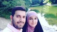 طبیعت گردی خانم مجری با همسرش + عکس