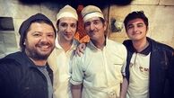 علی صادقی در نانوایی محلشان + عکس