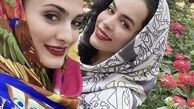 گشت و گذار ملیکا شریفی نیا با دوستش + عکس