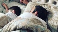 محسن چاوشی و پسر کپی خودش+عکس