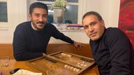 بازی‌کردن‌مهدی مهدوی کیا با فوتبالیست مشهور + عکس