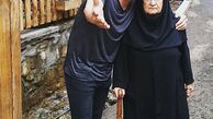 عمو پورنگ و مادرش در سفر+عکس