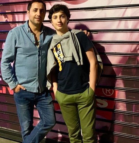 امیرحسین رستمی و پسرش+ عکس