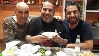 سه بازیگر مشهور در رستوران + عکس