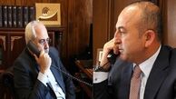گفت‌وگوی تلفنی ظریف و چاووش اوغلو درباره وضعیت فلسطین
