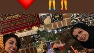 نجمه جودکی و دوستش با ضیافت شاهانه+عکس