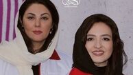 لاله اسکندری و گلاره عباسی در لباس هلال احمر/عکس