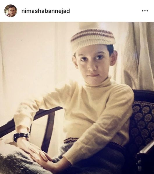 کودکی های نیما شعبان نژاد + عکس