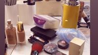 بهاره کیان افشار در اتاق گریم + عکس