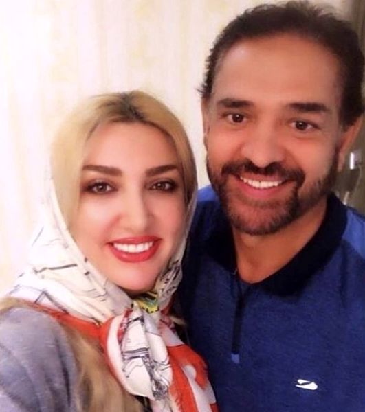 همسر جوان فیروز کریمی + عکس