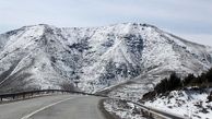 بارش برف پائیزی در سه استان