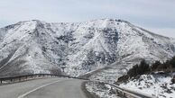 بارش برف پائیزی در سه استان