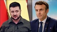 زلنسکی از مکرون خواست به اوکراین سفر کند