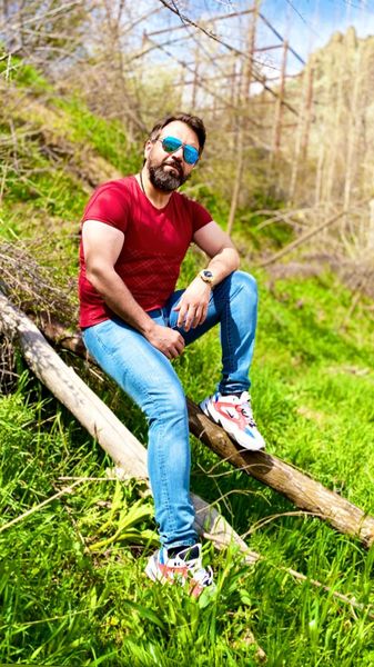 شهرام قائدی در دل طبیعت + عکس