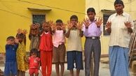 خانواده عجیب ۶۰۰ انگشتی هندی +تصاویر 