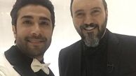 حسین مهری و کامبیز دیرباز با تیپ رسمی + عکس