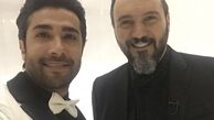 حسین مهری و کامبیز دیرباز با تیپ رسمی + عکس