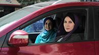 ماشین قرمز رنگ فاطمه گودرزی + عکس