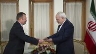 سفیر جدید اوکراین رونوشت استوارنامه‌اش را تسلیم ظریف کرد