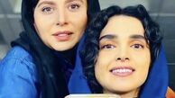 الهه حصاری و رعنا آزادی ور در پشت صحنه زخم کاری + عکس