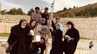 حرکت عجیب مریم معصومی در پشت صحنه + عکس