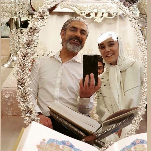 مهدی پاکدل سر سفره عقد نشست + عکس