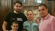 امیرمحمد در کنار خانواده اسدالله یکتا + عکس