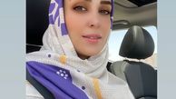 سوگل طهماسبی در ماشین شخصی اش + عکس