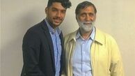 عکس/ برخورد شدید در دربی تبریز
