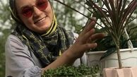 سحر ولد بیگی  در میان گل ها + عکس