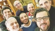 محسن کیایی در جمع دوستانش + عکس