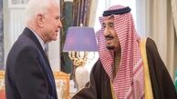 دیدار «مک کین» با پادشاه عربستان