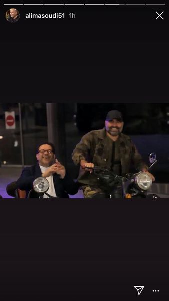 کار خفن علی مسعودی و‌ مجری معروف + عکس